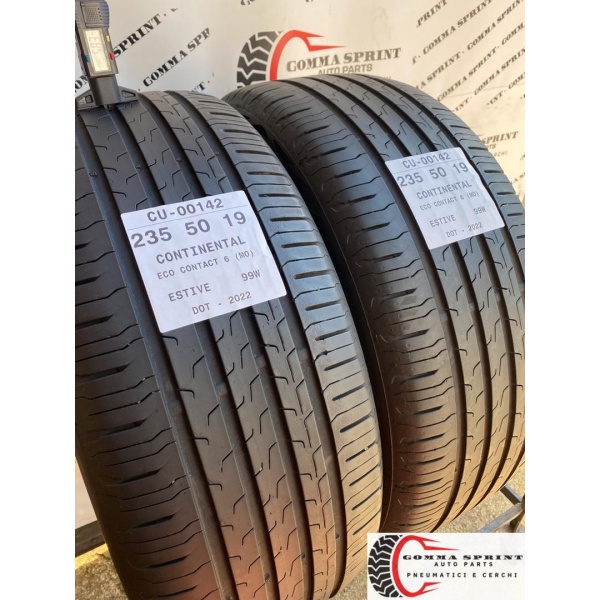2 PNEUMATICI 235/50/19 CONTINENTAL ESTIVE - immagine 2