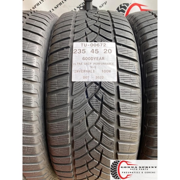 4 PNEUMATICI 235/45 R20 GOODYEAR INVERNALI 85% - immagine 2