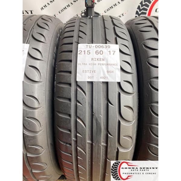 4 PNEUMATICI 215/60 R17 RIKEN ESTIVE - immagine 2