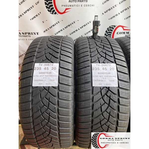 4 PNEUMATICI 235/45 R20 GOODYEAR INVERNALI 85% - immagine 3