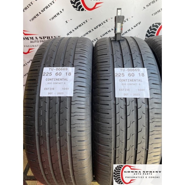 4 PNEUMATICI 225/60 R18 CONTINENTAL ESTIVE - immagine 3