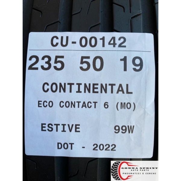 2 PNEUMATICI 235/50/19 CONTINENTAL ESTIVE - immagine 4