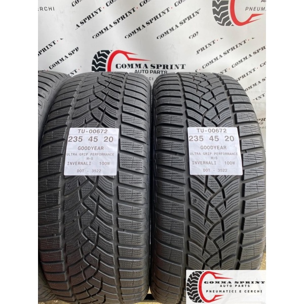 4 PNEUMATICI 235/45 R20 GOODYEAR INVERNALI 85% - immagine 4
