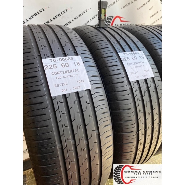 4 PNEUMATICI 225/60 R18 CONTINENTAL ESTIVE - immagine 5