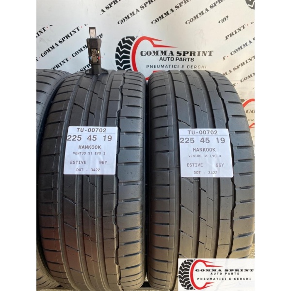 4 PNEUMATICI 225/45 R19 HANKOOK ESTIVE - immagine 5