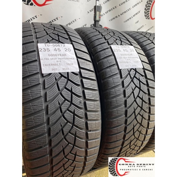 4 PNEUMATICI 235/45 R20 GOODYEAR INVERNALI 85% - immagine 6