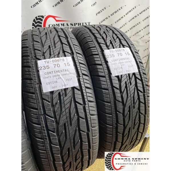 4 PNEUMATICI 235/70 R15 CONTINENTAL ESTIVE KM0 - immagine 6