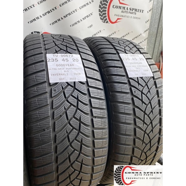 4 PNEUMATICI 235/45 R20 GOODYEAR INVERNALI 85% - immagine 7