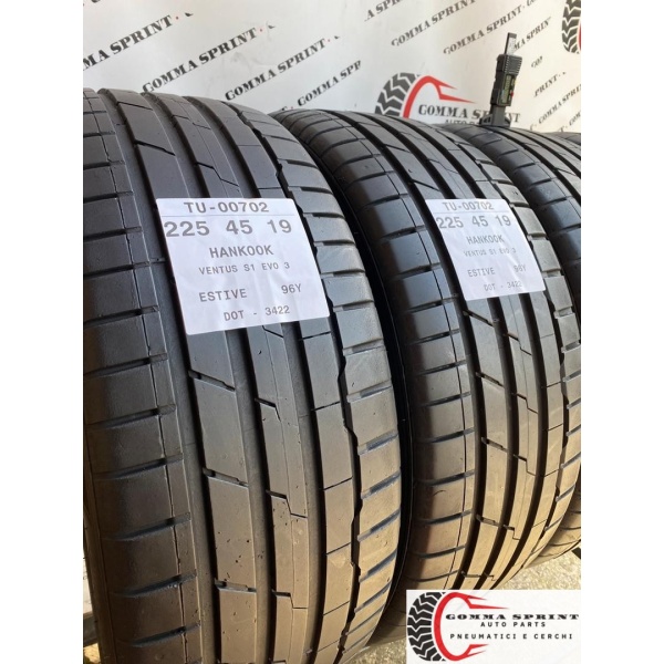 4 PNEUMATICI 225/45 R19 HANKOOK ESTIVE - immagine 7