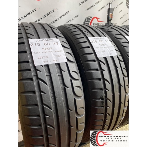 4 PNEUMATICI 215/60 R17 RIKEN ESTIVE - immagine 7