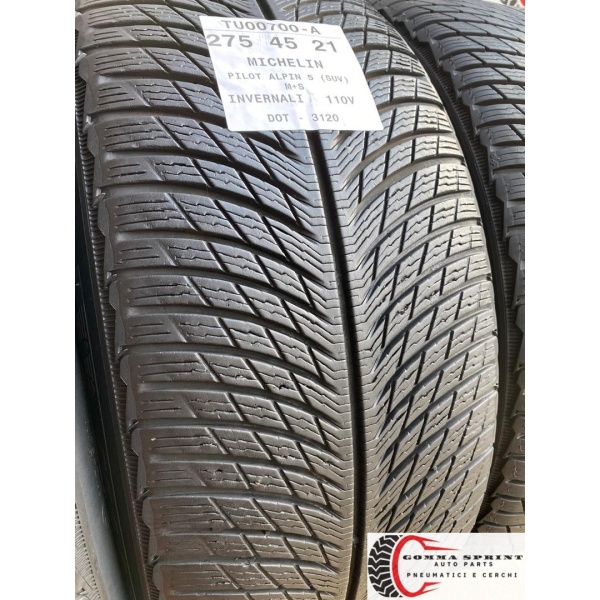 4 PNEUMATICI 275/45/21 315/40/21 MICHELIN INV 90% - immagine 8
