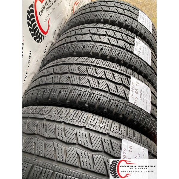 4 PNEUMATICI 215/65 R15C HANKOOK INVERNALI 95% - immagine 8