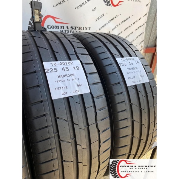 4 PNEUMATICI 225/45 R19 HANKOOK ESTIVE - immagine 8