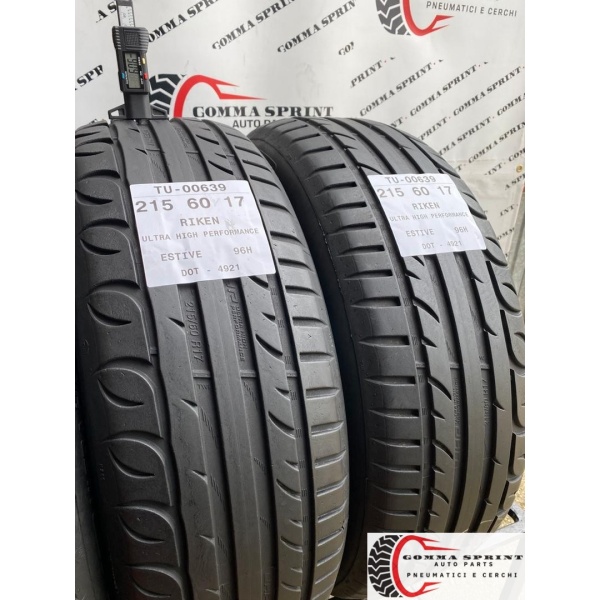 4 PNEUMATICI 215/60 R17 RIKEN ESTIVE - immagine 8