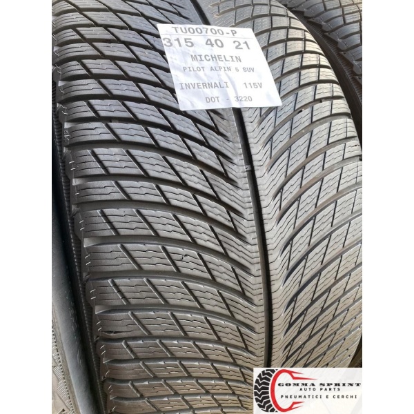 4 PNEUMATICI 275/45/21 315/40/21 MICHELIN INV 90% - immagine 9