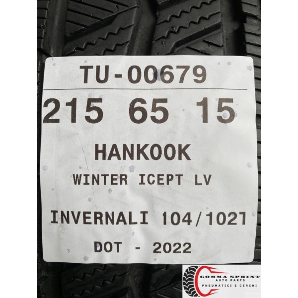 4 PNEUMATICI 215/65 R15C HANKOOK INVERNALI 95% - immagine 9