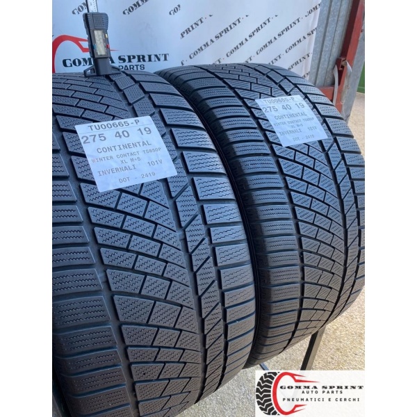4 PNEUMATICI 245/45R19 E 275/40 R19 CONTINENTAL - immagine 9
