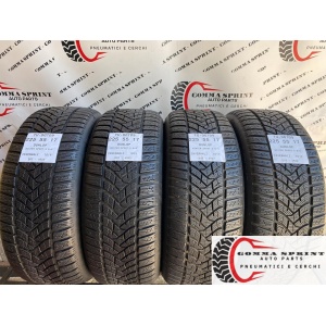 4 PNEUMATICI 225/55 R17 DUNLOP INVERNALI KM0