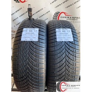 2 PNEUMATICI 215/60 R17 GOODYEAR 4 STAGIONI 80%