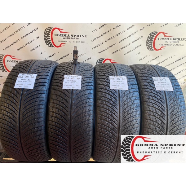 4 PNEUMATICI 255/45 R20 MICHELIN INVERNALI