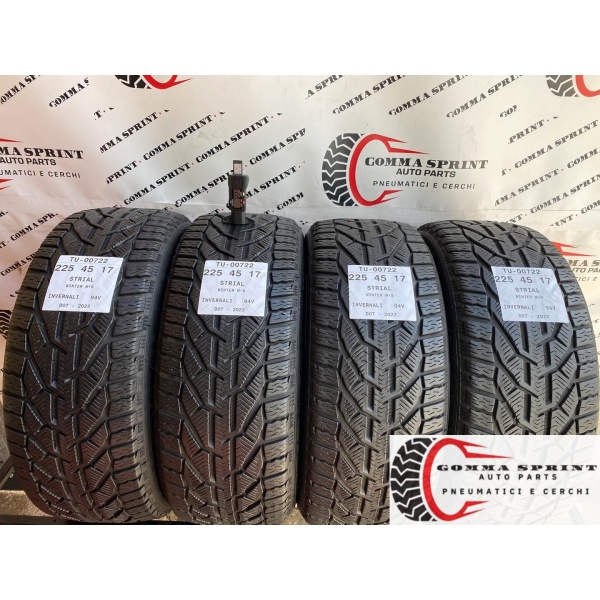4 PNEUMATICI 225/45 R17 STRIAL INVERNALI