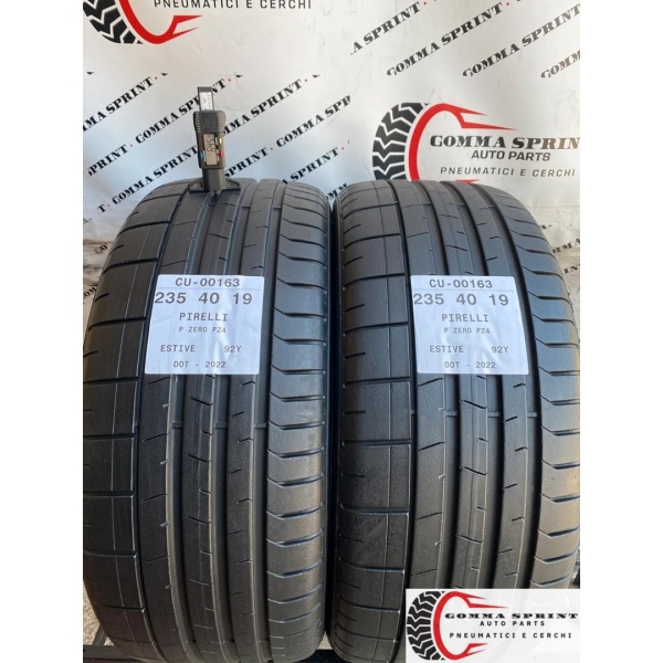 2 PNEUMATICI 235/40 R19 PIRELLI ESTIVE 75%