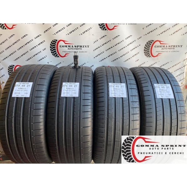 4 PNEUMATICI 275/45 R21 PIRELLI ESTIVE 70%