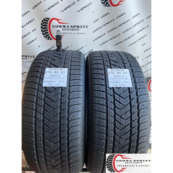 2 PNEUMATICI 275/45 R21 PIRELLI INVERNALI 85%