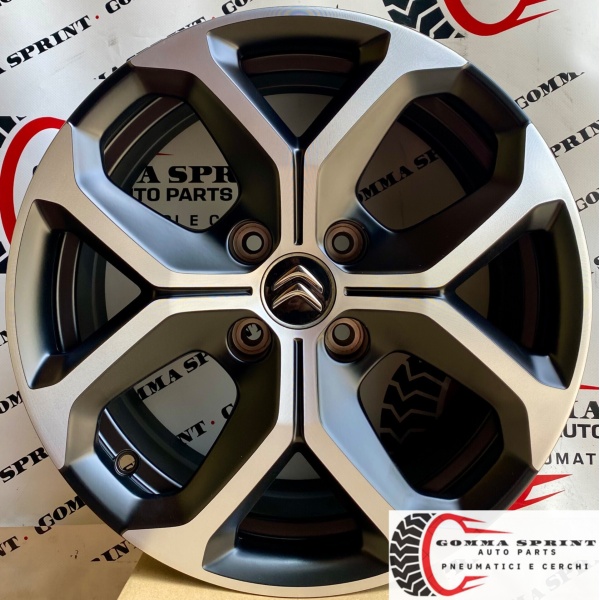4 CERCHI IN LEGA ORIGINALI RAGGIO 16 CITROEN C3 C3 AIRCROSS C3 BERLINGO