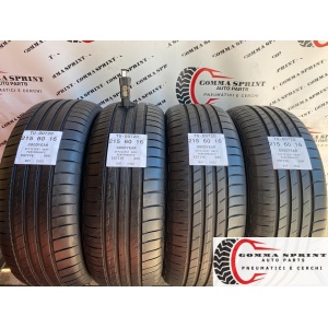 4 PNEUMATICI 215/60 R16 GOODYEAR ESTIVE SEMINUOVE
