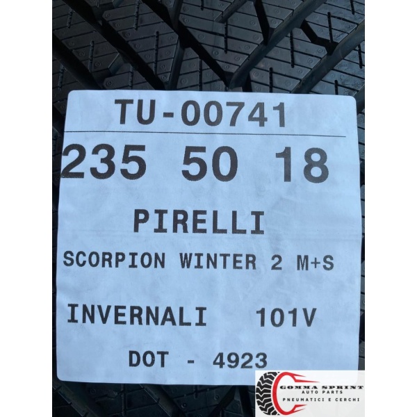 4 PNEUMATICI 235/50 R18 PIRELLI INVERNALI DEMO - immagine 10