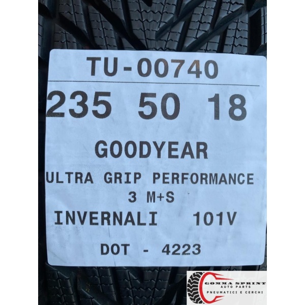 4 PNEUMATICI 235/50 R18 GOODYEAR INVERNALI DEMO - immagine 10