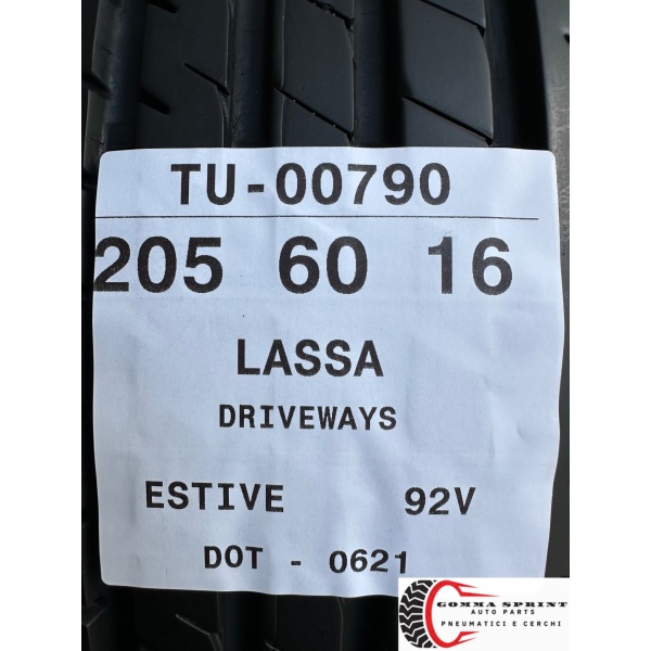 4 PNEUMATICI 205/60 R16 LASSA ESTIVE - immagine 10