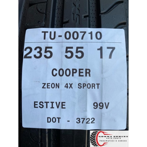 4 PNEUMATICI 235/55 R17 COOPER ESTIVE KM0 - immagine 10