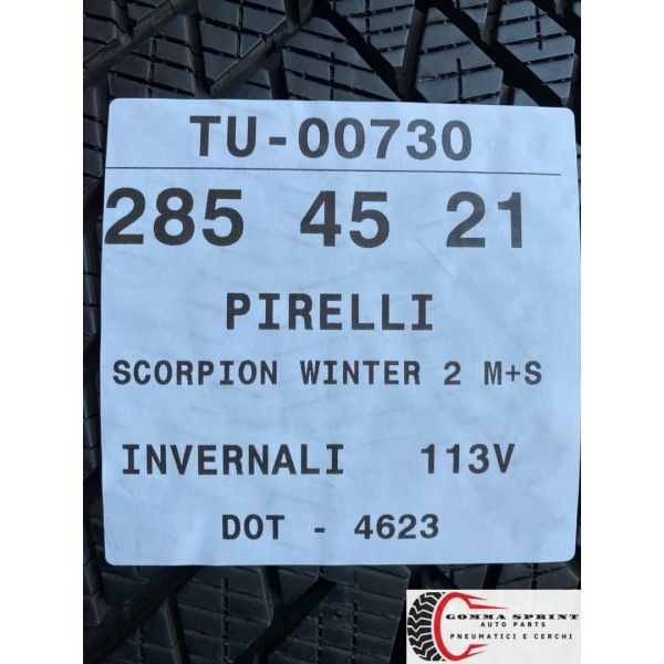 4 PNEUMATICI 285/45 R21 PIRELLI INVERNALI 90% - immagine 11