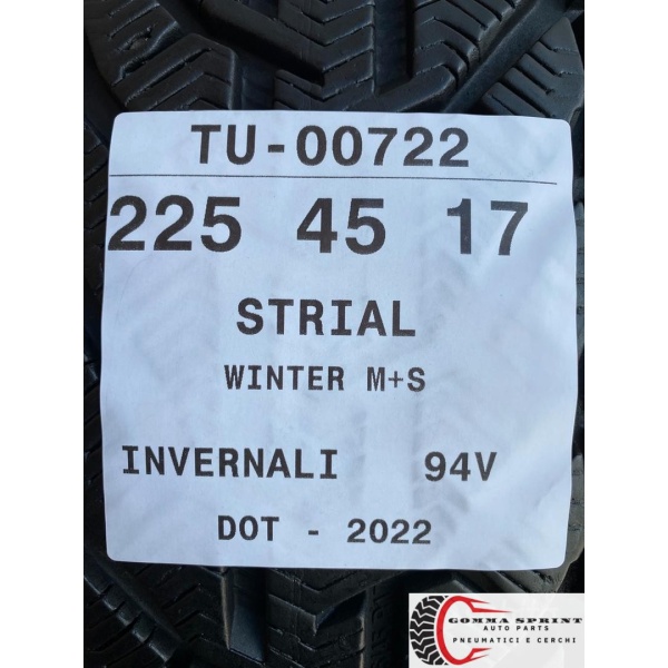 4 PNEUMATICI 225/45 R17 STRIAL INVERNALI - immagine 11