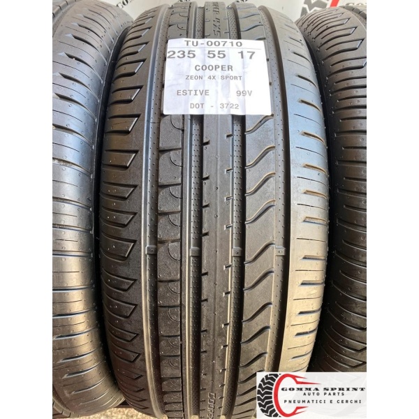4 PNEUMATICI 235/55 R17 COOPER ESTIVE KM0 - immagine 2