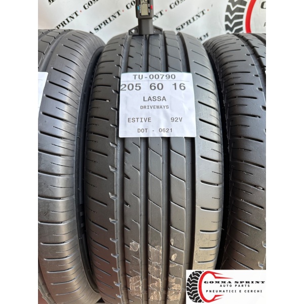 4 PNEUMATICI 205/60 R16 LASSA ESTIVE - immagine 2