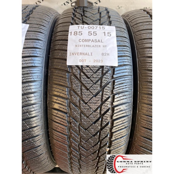4 PNEUMATICI 185/55 R15 COMPASAL INVERNALI KM0 - immagine 2
