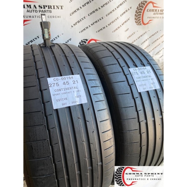 2 PNEUMATICI 275/45 R21 CONTINENTAL ESTIVE - immagine 2