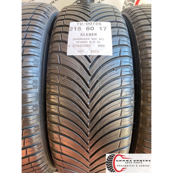 4 PNEUMATICI 215/60 R17 KLEBER 4 STAGIONI - immagine 2