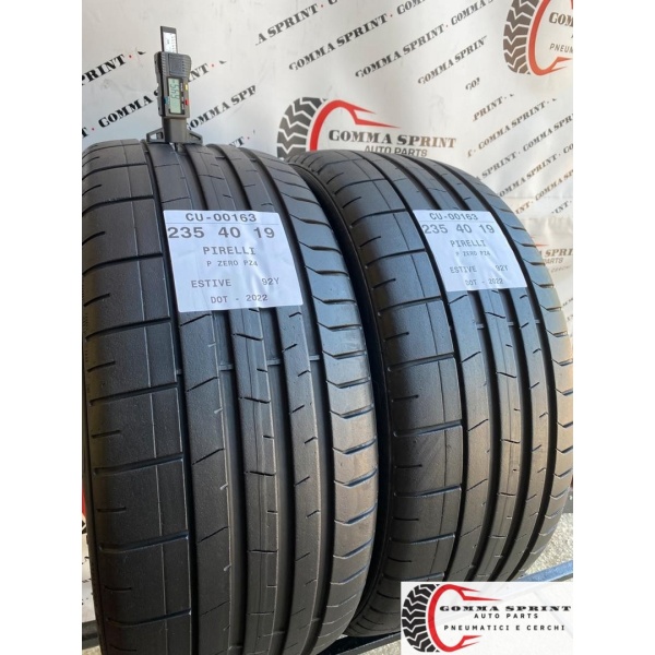2 PNEUMATICI 235/40 R19 PIRELLI ESTIVE 75% - immagine 2