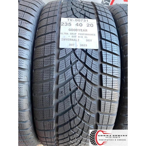 4 PNEUMATICI 235/40 R20 GOODYEAR INVERNALI 95% - immagine 2