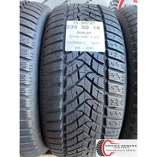 4 PNEUMATICI 235/50 R18 DUNLOP INVERNALI DEMO - immagine 2