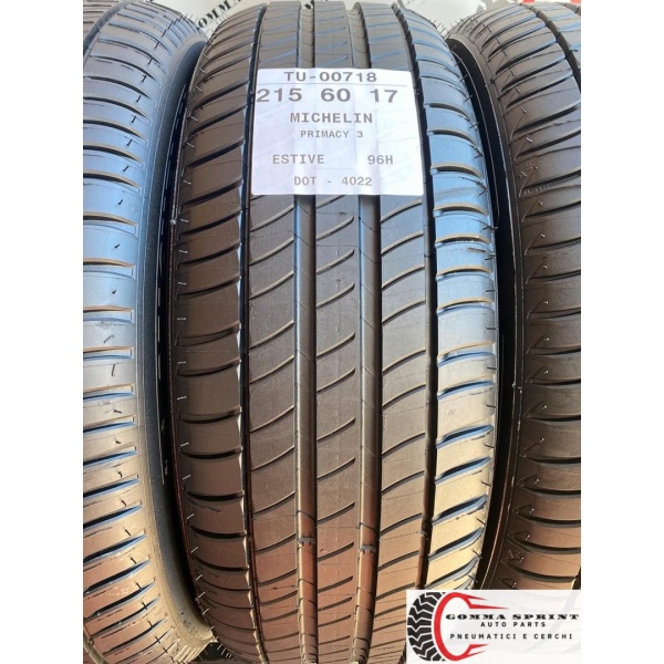 4 PNEUMATICI 215/60 R17 MICHELIN ESTIVE KM0 - immagine 2