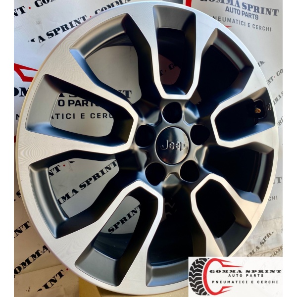 4 CERCHI IN LEGA ORIGINALI RAGGIO 17 JEEP COMPASS RENEGADE - immagine 2