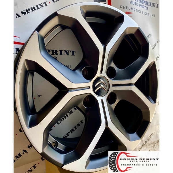 4 CERCHI IN LEGA ORIGINALI RAGGIO 16 CITROEN C3 C3 AIRCROSS C3 BERLINGO - immagine 2