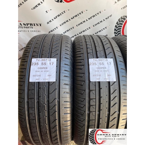 4 PNEUMATICI 235/55 R17 COOPER ESTIVE KM0 - immagine 3
