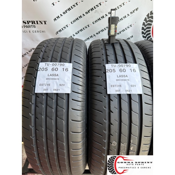 4 PNEUMATICI 205/60 R16 LASSA ESTIVE - immagine 3