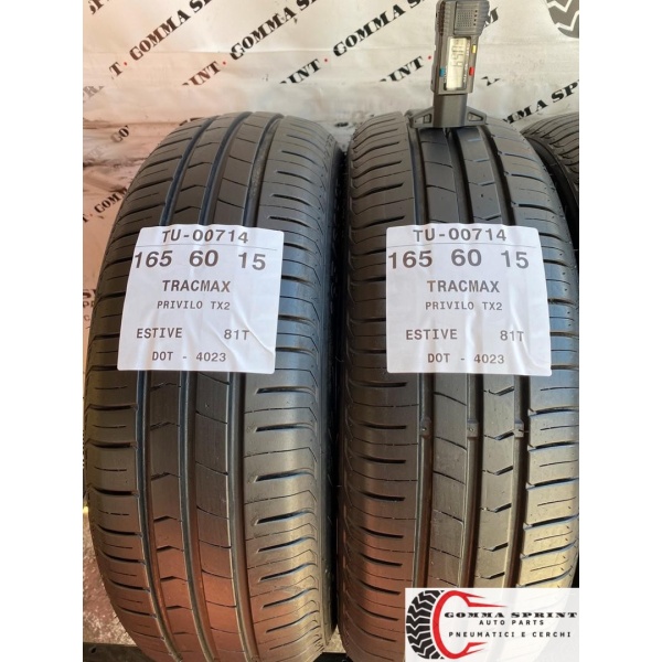 4 PNEUMATICI 165/60 R15 TRACMAX ESTIVE - immagine 3